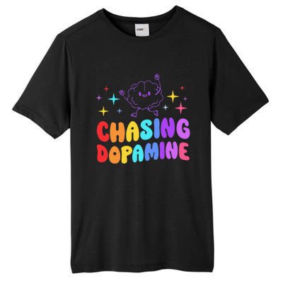 Chasing Dopamine Mental Health Aesthetic Tall Fusion ChromaSoft Performance T-Shirt