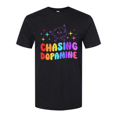 Chasing Dopamine Mental Health Aesthetic Softstyle® CVC T-Shirt