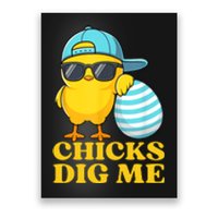 Chicks Dig Me Easter Happy Easter Funny Poster