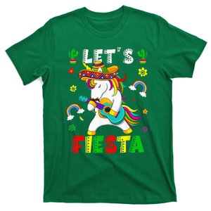 Cinco De Mayo Party Lets Fiesta Dancing Mexican Unicorn T-Shirt