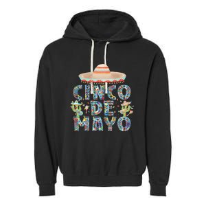 Cinco de mayo Mexican Fiesta 5 de mayo Garment-Dyed Fleece Hoodie