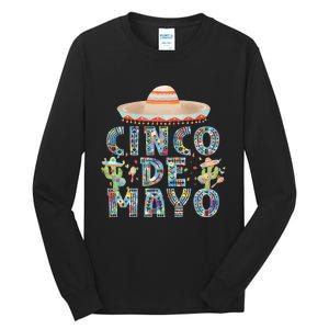 Cinco de mayo Mexican Fiesta 5 de mayo Tall Long Sleeve T-Shirt