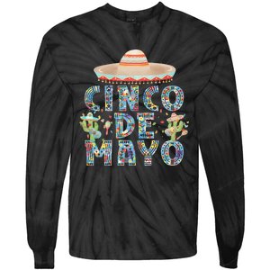 Cinco de mayo Mexican Fiesta 5 de mayo Tie-Dye Long Sleeve Shirt