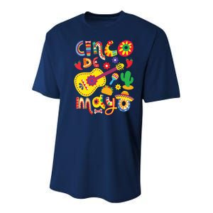 Cinco De Mayo Mexican Fiesta 5 De Mayo Youth Performance Sprint T-Shirt