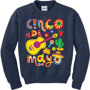 Cinco De Mayo Mexican Fiesta 5 De Mayo Kids Sweatshirt