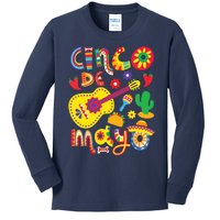 Cinco De Mayo Mexican Fiesta 5 De Mayo Kids Long Sleeve Shirt