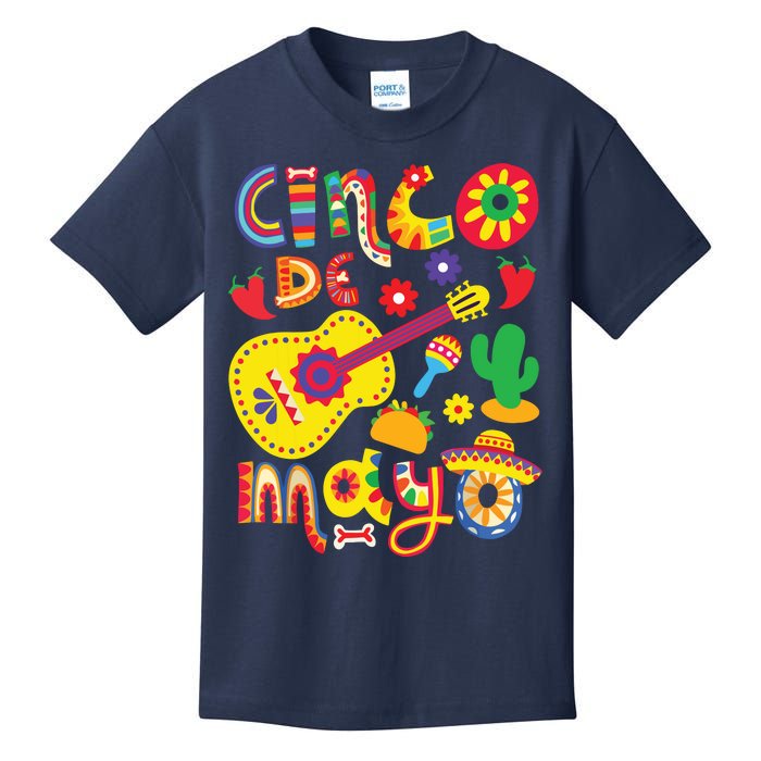 Cinco De Mayo Mexican Fiesta 5 De Mayo Kids T-Shirt