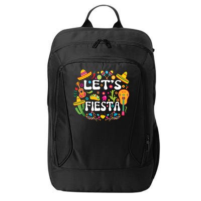 Cinco De Mayo Party Lets Fiesta Mexican City Backpack