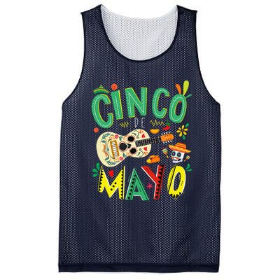 Cinco De Mayo Lets Fiesta Squad 5 De Mayo Mexican Fiesta Mesh Reversible Basketball Jersey Tank