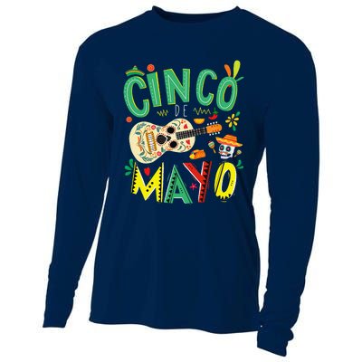 Cinco De Mayo Lets Fiesta Squad 5 De Mayo Mexican Fiesta Cooling Performance Long Sleeve Crew