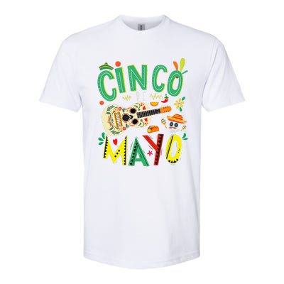 Cinco De Mayo Lets Fiesta Squad 5 De Mayo Mexican Fiesta Softstyle® CVC T-Shirt