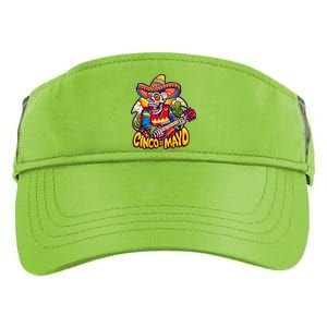 Cinco De Mayo Skull Fiesta Adult Drive Performance Visor