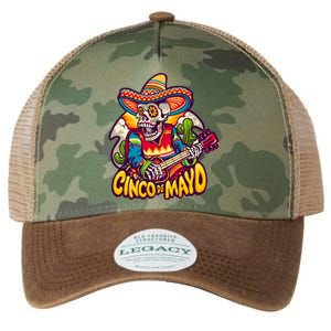 Cinco De Mayo Skull Fiesta Legacy Tie Dye Trucker Hat