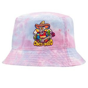 Cinco De Mayo Skull Fiesta Tie-Dyed Bucket Hat