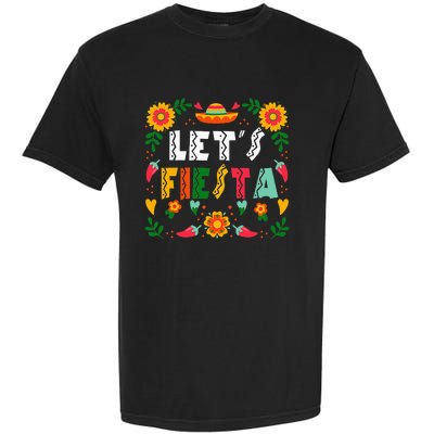 Cinco De Mayo Party Lets Fiesta Mexican Garment-Dyed Heavyweight T-Shirt