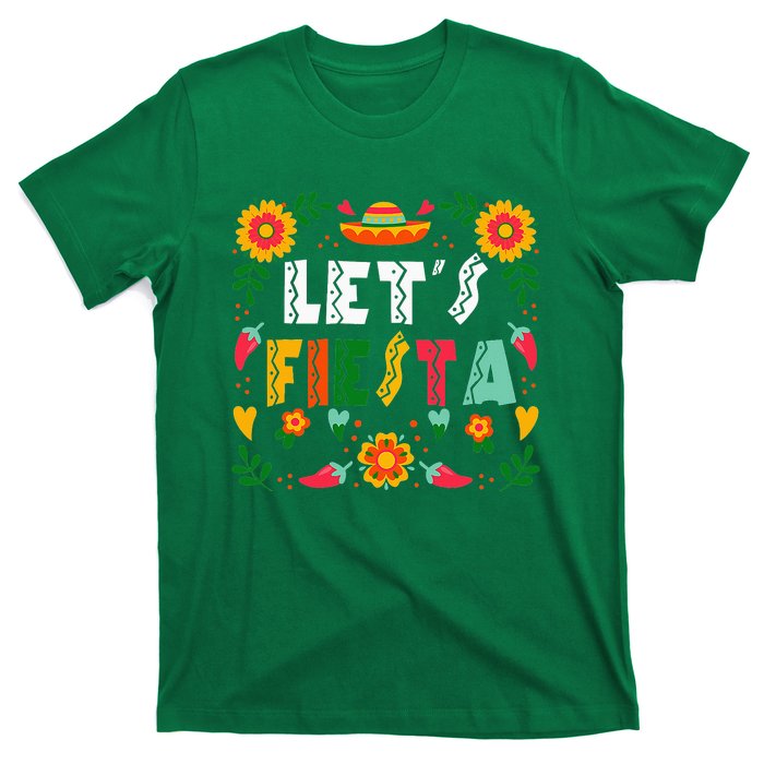 Cinco De Mayo Party Lets Fiesta Mexican T-Shirt