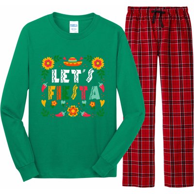 Cinco De Mayo Party Lets Fiesta Mexican Long Sleeve Pajama Set