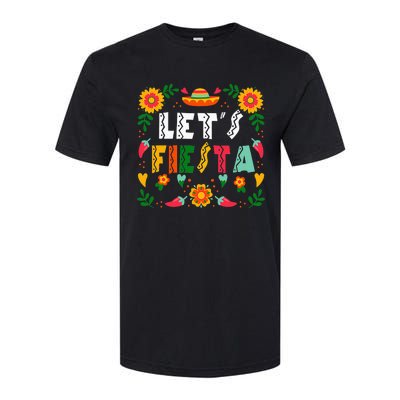 Cinco De Mayo Party Lets Fiesta Mexican Softstyle CVC T-Shirt