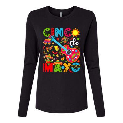 Cinco De Mayo Mexican Fiesta 5 De Mayo For Mexican Womens Cotton Relaxed Long Sleeve T-Shirt