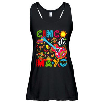 Cinco De Mayo Mexican Fiesta 5 De Mayo For Mexican Ladies Essential Flowy Tank