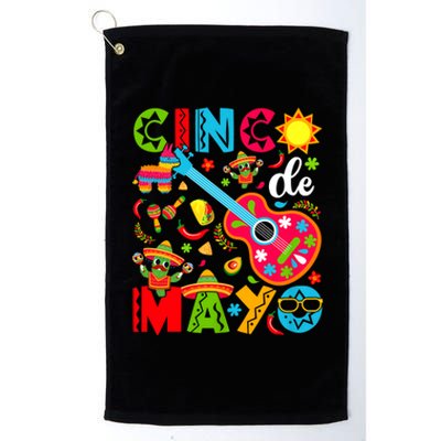 Cinco De Mayo Mexican Fiesta 5 De Mayo For Mexican Platinum Collection Golf Towel