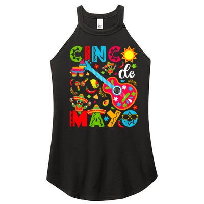 Cinco De Mayo Mexican Fiesta 5 De Mayo For Mexican Women’s Perfect Tri Rocker Tank