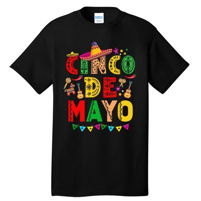 Cinco De Mayo Mexican Fiesta 5 De Mayo Tall T-Shirt