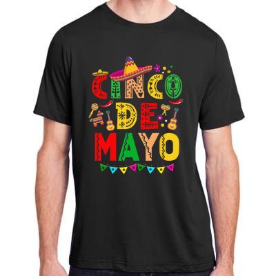 Cinco De Mayo Mexican Fiesta 5 De Mayo Adult ChromaSoft Performance T-Shirt