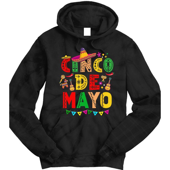 Cinco De Mayo Mexican Fiesta 5 De Mayo Tie Dye Hoodie