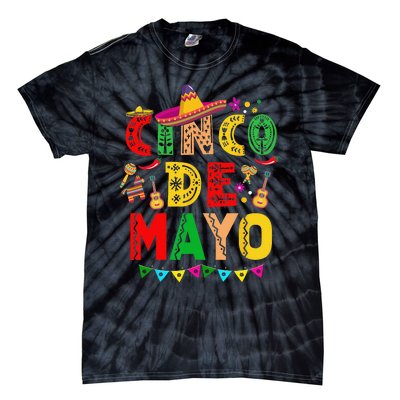 Cinco De Mayo Mexican Fiesta 5 De Mayo Tie-Dye T-Shirt