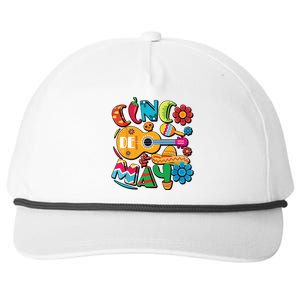 Cinco De Mayo Mexican Fiesta 5 De Mayo Snapback Five-Panel Rope Hat