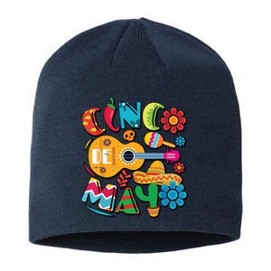 Cinco De Mayo Mexican Fiesta 5 De Mayo Sustainable Beanie