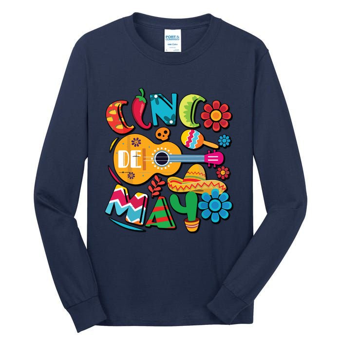 Cinco De Mayo Mexican Fiesta 5 De Mayo Tall Long Sleeve T-Shirt