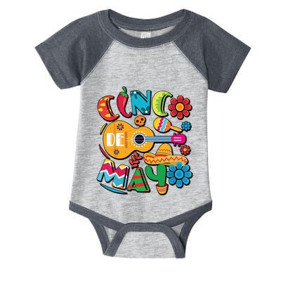 Cinco De Mayo Mexican Fiesta 5 De Mayo Infant Baby Jersey Bodysuit