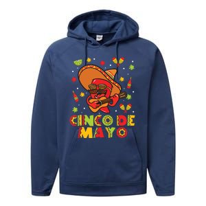 Cinco De Mayo Mexican Fiesta 5 De Mayo Performance Fleece Hoodie