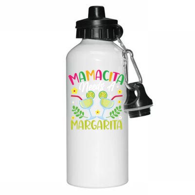 Cinco De Mayo Nacho Average Mamacita Margarita Gift Aluminum Water Bottle