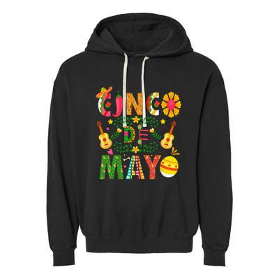 Cinco De Mayo Mexican Fiesta 5 De Mayo Garment-Dyed Fleece Hoodie