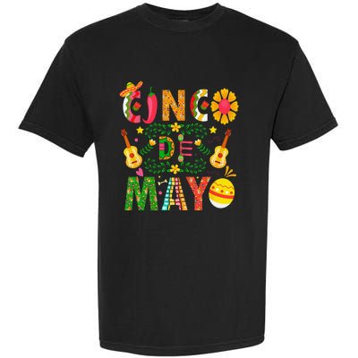 Cinco De Mayo Mexican Fiesta 5 De Mayo Garment-Dyed Heavyweight T-Shirt