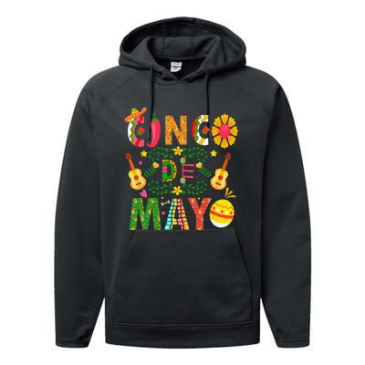 Cinco De Mayo Mexican Fiesta 5 De Mayo Performance Fleece Hoodie