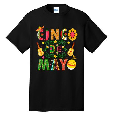 Cinco De Mayo Mexican Fiesta 5 De Mayo Tall T-Shirt