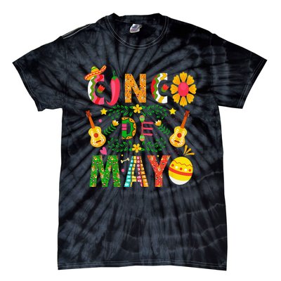 Cinco De Mayo Mexican Fiesta 5 De Mayo Tie-Dye T-Shirt