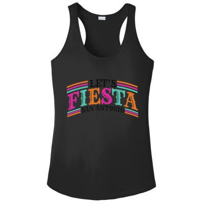 Cinco De Mayo 2025 Fiesta Squad Fiesta San Antonio Texas Ladies PosiCharge Competitor Racerback Tank