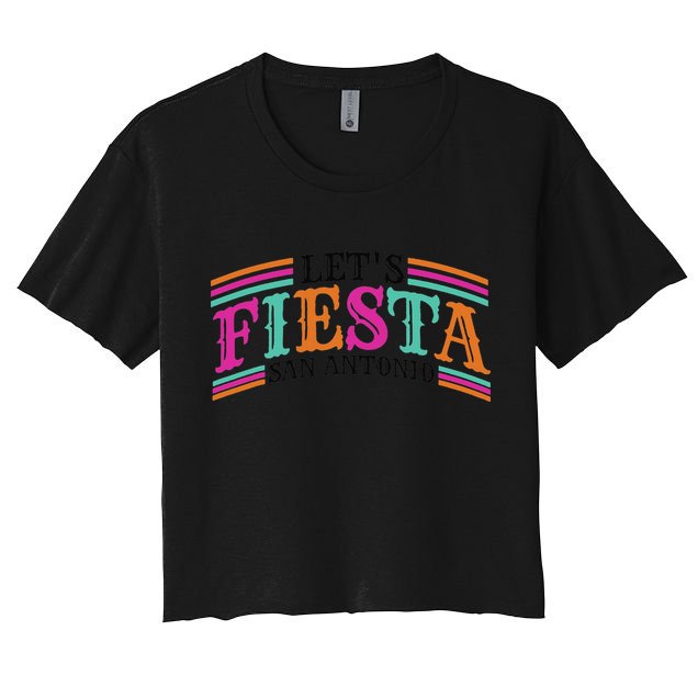 Cinco De Mayo 2025 Fiesta Squad Fiesta San Antonio Texas Crop Top