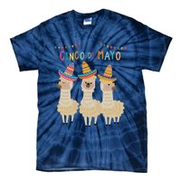 Cinco De Mayo Llama Fiesta Ultimate Party Vibe May 5th Tie-Dye T-Shirt