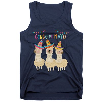 Cinco De Mayo Llama Fiesta Ultimate Party Vibe May 5th Tank Top