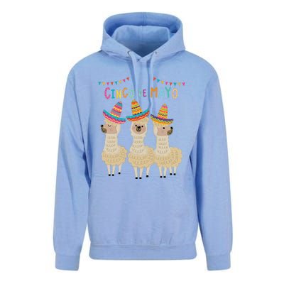 Cinco De Mayo Llama Fiesta Ultimate Party Vibe May 5th Unisex Surf Hoodie