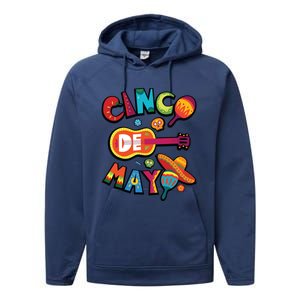 Cinco De Mayo Mexican Fiesta 5 De Mayo Performance Fleece Hoodie