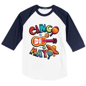 Cinco De Mayo Mexican Fiesta 5 De Mayo Baseball Sleeve Shirt