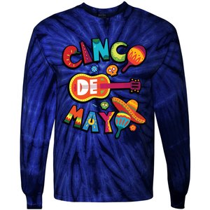 Cinco De Mayo Mexican Fiesta 5 De Mayo Tie-Dye Long Sleeve Shirt