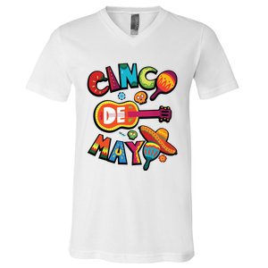 Cinco De Mayo Mexican Fiesta 5 De Mayo V-Neck T-Shirt